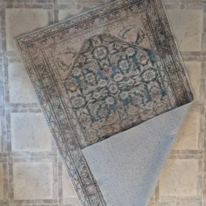 Tapis lavable en machine avec un envers gris antidérapant